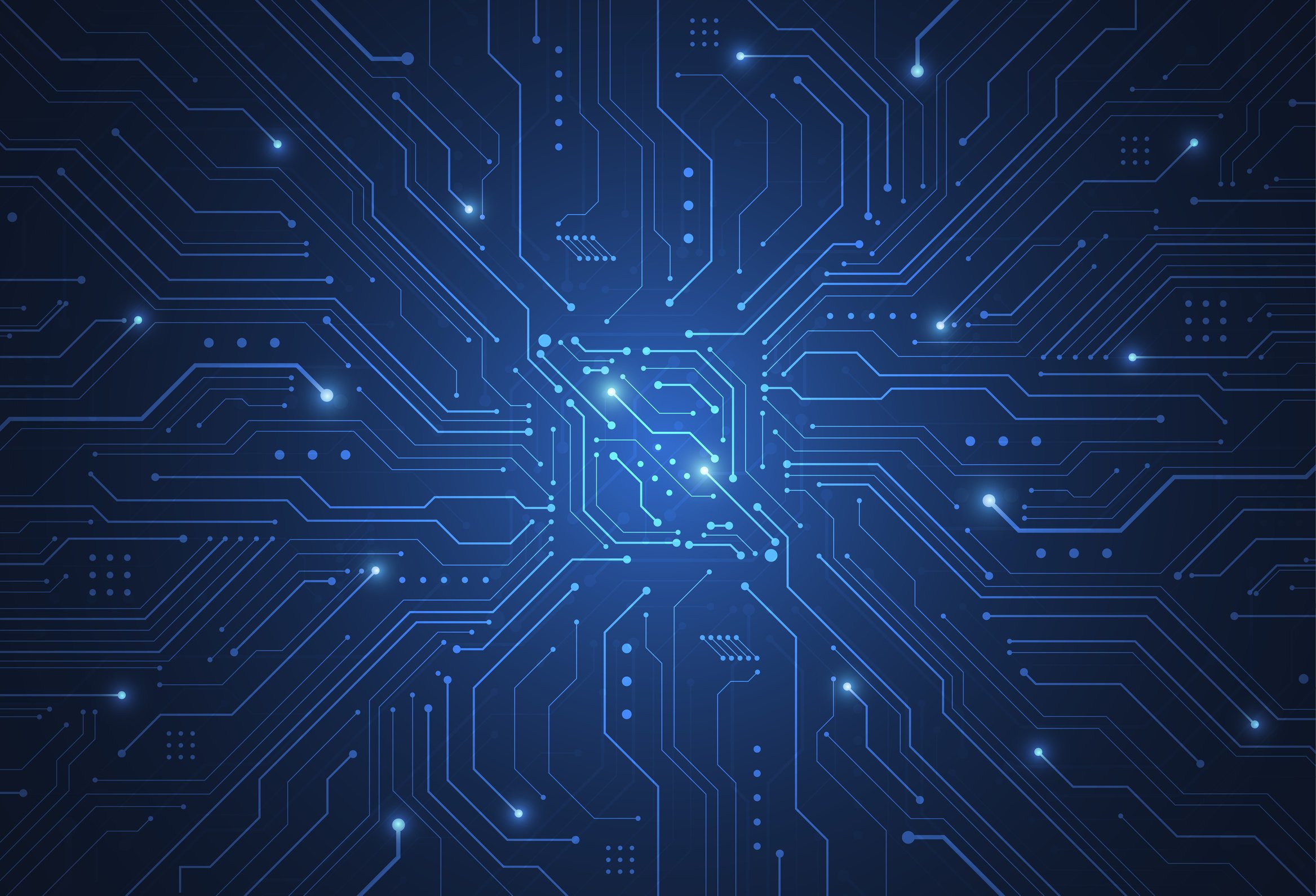 Abstract digital background with technology circuit board